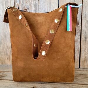 Cheval Firenze Real Italian Leather Tote NWT